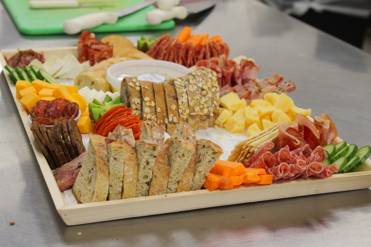 A charcuterie board sits at Graze Craze Charcuterie Boards & Boxes in Urbandale, Iowa on Thursday, November 20, 2025.

Charlee Heffron