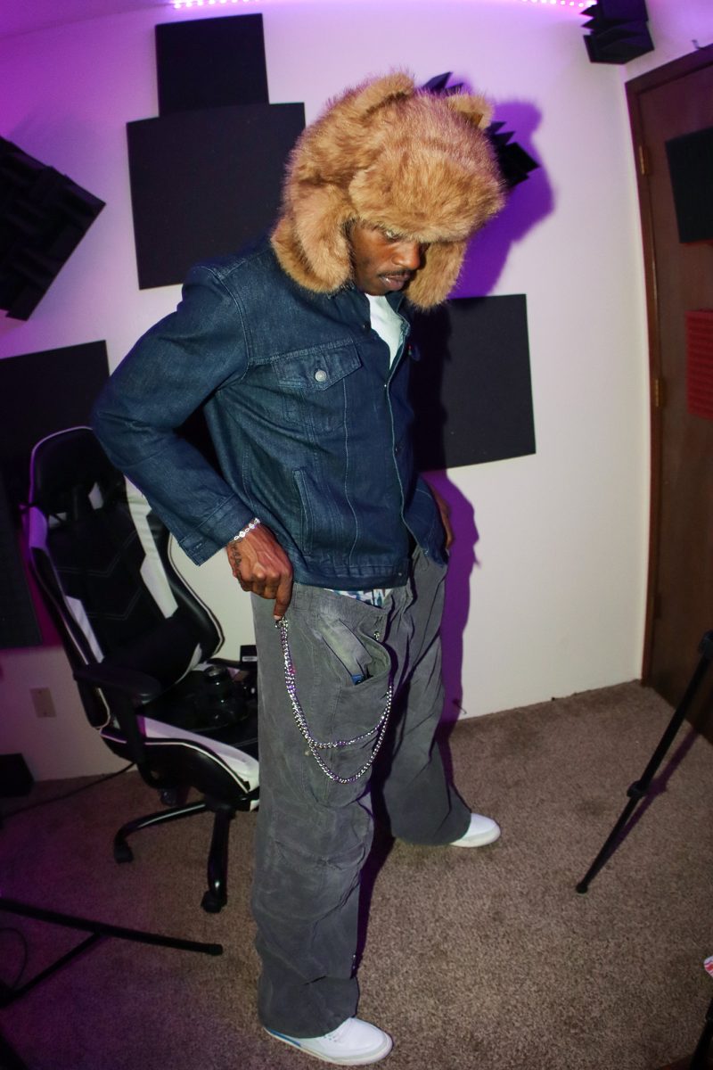 In Des Moines, Iowa at Solist’s Studio, Jordan getting up to take photos on Saturday, November 21st, 2025.