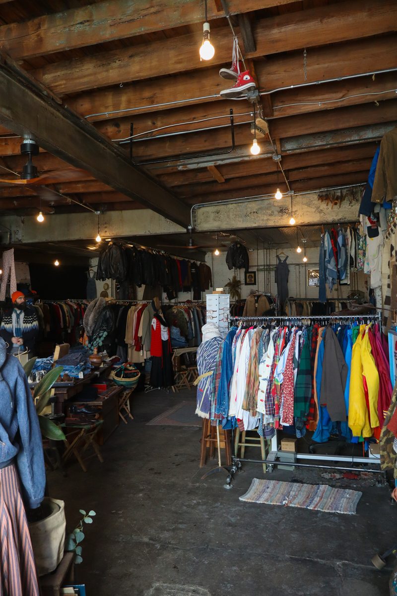 Clothes lay in The Dust Collective in Des Moines, Iowa, on Monday, January 26, 2026
