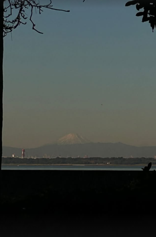 Mount Fuji peaks in Shizuoka, Japan.